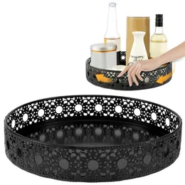 Lazy Susan Turntable Organizer Exquisite Turntable Spice Rack 360Degree Спиннинг косметический лоток для макияжа вращающийся контейнер.