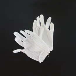 Luvas brancas anti-estáticas antiskidas quentes de luvas de poliéster BGA Reparando o uso de solda de solda