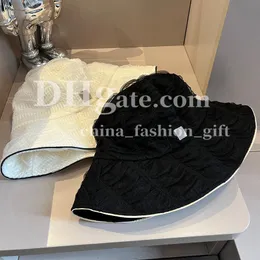 Chapéus de caçadores de balde femininos de designers de luxo de organza partida para femininas pura plineia de hats hat férias de viagem chapéu de sol