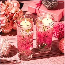 Kerzenhalter Glas für Geburtstagsdekoration Dekorative Hochzeitshalter Candelabros Candlestick