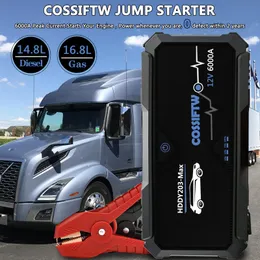 6000 Peak Amp Portable Starter и Power Pack Heavy Duty Truck Starter Bank Bank Excavator Excavator Acement Booster Booster