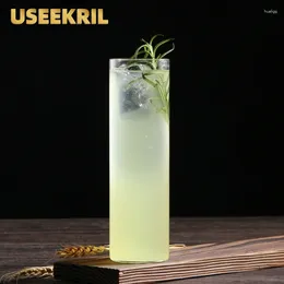 Weingläser japanischer Cocktailglas gerade leichte und dünne Colin Highball Lang Tasse Saft Wasser für Heimbar