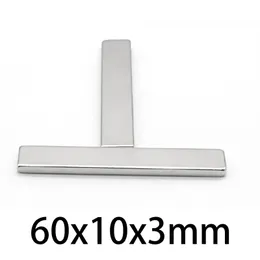 5-100 pces 60x10x3mm N35 potente magnetico 60*10*3mm 60x10x3mm NDFEB magneti a magneti permanenti a magneti permanente