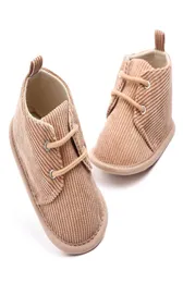 Recém -nascido bebê menino menina sapato de camurça de camurça sola Antislip Toddler First Walkers Walkers Baby Crib Shoes91229935939306