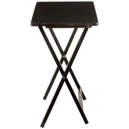 Mainstays Folding TV Tray Table Set: 19 X 15 X 26 Inch Tables