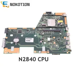 Moderkort Nokotion Laptop Motherboard för ASUS F551MA R512MA X551 X551M X551MA Mainboard Rev: 2.0 med N2840 CPU DDR3