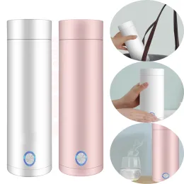 Heaters 400ml Electric Water Heater Bottle Portable Insulation 304 Stainless Steel Quick Boiling Leakproof Electric Kettle for Home Trav