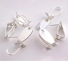 여성을위한 Taidian Silver Fingernail Earring Post Beadswork Earring Jewelry 발견 50 조각/lot17169410