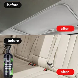 Car Interior Cleaner Plastic Refreshing Leather Repair Cleaner Restore Fabric Upholstery Carpet Refreshing Auto Stain Removing