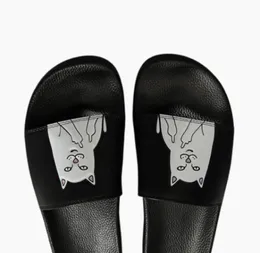 Ripndip Slippers Man and Women Lovers Canual Middle Finger Cats Slippers Beach Sandals Outdoor Slippers Hiphop Street SA1497391