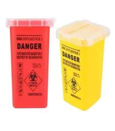 Tattoo Medical Plastic Sharps Container Biohazard Needle Disposal Waste Box For Tattoo Supplies And All Professional Artist4909287