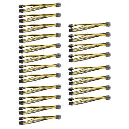 Поставки 25Pack PCIe 8pin до 2x 8 контакт (6+2) кабель питания для питания для PCIe PCI Express Image Card y Splitter Extension Cable
