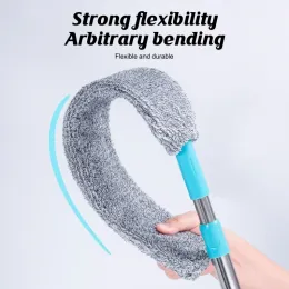 Long Handled Mop Telescopic Vacuum Brush For Cleaning The Gaps Between The Bedside Sofa Ultra-Fine Fiber Dust Removal Brush