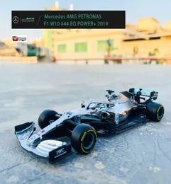 Bburago 143 Mercedes- 팀 Lewis Hamilton W10-44 SF90 RB F1 레이싱 포뮬러 자동차 정적 시뮬레이션 다이커스 다이 캐스트 합금 모델 CAR7764469