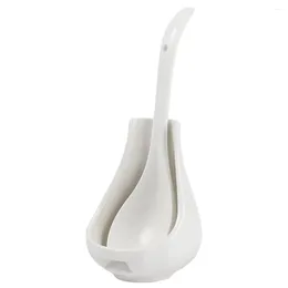 Spoons Spoon Holder Set Rice Ladle Tray Small Rest Braces Kit Delicate Multi-use Container Stand Ceramics Lovely