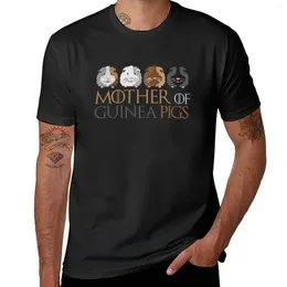 Men's Polos Mother Of Guinea Pigs T-shirt Korean Fashion Plus Sizes Cute Clothes Plain T Shirts Men