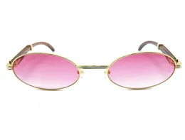 Av 70% rosa runda solglasögon för män varumärkesdesigner solglasögon människor trä eyeware kvinnor fingerkläder gla 5a5p1933403