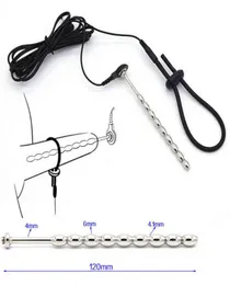 Electric Shock SM Toys Electro Urethral Catheter Stimulate Nipple Clip Pulse Kit Anal Vibrator Adult Sex Toys For Women Men8937923