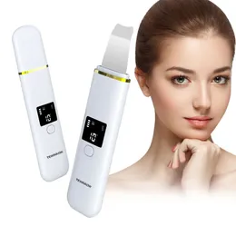 TEWIRROW Upgraded Ultrasonic Scrubber Machine Cleanser Skin Spatula Pore Cleaner Home Use Beauty Devices Face Care Tool 240329