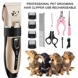 Professionell husdjurshår hårtrimmer Clipper Animal Grooming Clippers Cat Paw Claw Nail Cutter Machine Shaver Electric Scissor323s