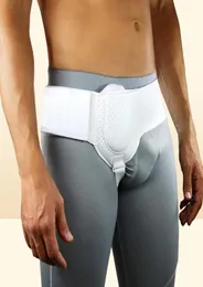 Midjestöd Hernia Belt Truss för inguinal eller sportstångsåterhämtningsrem med 1 avtagbar kompressionsdynor2653622