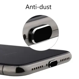 1-5pcs Metall Anti Dust Stecker Ladegerät Dock Plug für iPhone 14 13 12 Pro Max iPad Airpods Apple Series Lightning Port Cap Covers