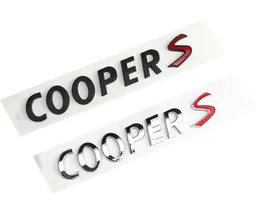 For MINI COOPER S Rear Trunk Letters Font Logo Badge Sticker Auto Tailgate COOPERS Nameplate Decorative Decals Accessories3590190