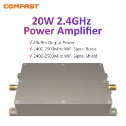 Accessories COMFAST 20W 40W WiFi Booster 2.4GHz Wireless WiFi Signal Booster Unidirectional High Power Amplifier Extender support Drone