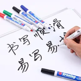 8Pcs/set Whiteboard Markers Pen Blue Black Red Board Marker Magnetic Blackboard Erasable Pens Dry Erase Eraser For School