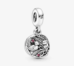 100 925 Sterling Silver Cute Bird and Mouse Dangle Charms Fit Original European Charm Bracelet Fashion Women Wedding Engagement J77987402