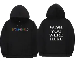 Designer Hoodies WISH YOU WERE HERE HOODIES fashion letter Fleece HOODIE streetwear Man woman Pullover Sweatshirt4105911