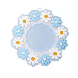 Daisy Placemat Dinner Plate Insulated Pads Table Mat Anti-skid Cup Pads Tea Mug Milk Mug Coffee Cup Coaster Decoration