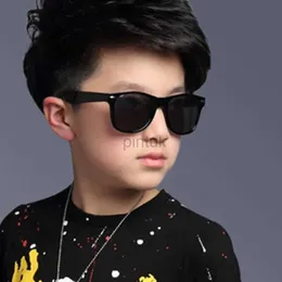 Okulary przeciwsłoneczne 2024 marka mody dzieci okulary przeciwsłoneczne Dziecko czarne okulary przeciwsłoneczne anty-UV Baby Słońce Okulasy Girl Boy Sunglass 240412