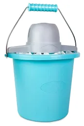 Shaves nostalgia4quart sorvete elétrica Caminheira com alça EasyCarry, azul