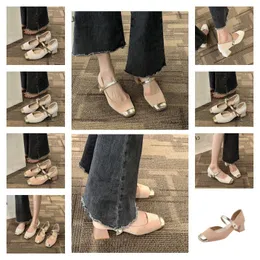 SURET BUTS Designer pięta Pump Pump Women Canvas Tweed Summer Goatkin Grosgrain Luksusowe sandały z tyłu
