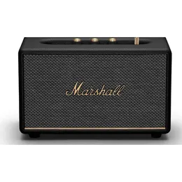 Immerse Yourself in Music with the Marshall Acton III Bluetooth Home Speaker in Sleek Black - Powerful Sound and Wireless Connectivity for Your Home