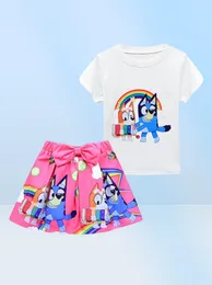 3 Pic Toddler Baby Girl Clothes Set T Shirtpants Children Clothing Summer Kids Designer Boutique Factory äkta vid en förlust costum4567727