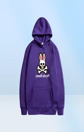 Fashion FalWinter Thick Fleece womens hoodie Male CasuaPsycho Bunny Hoodies Sweatshirts mens designer clothes sportswear Tops Jacket S-XXXL4851990