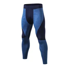 Calça compressão calça de moletom de leis secas e secas corredas de corrida calças correndo calças badminton sportswear masculino de cintura elástica