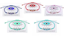 Türkiye Mavi Kötü Göz Kartı Bilezik Kadınlar El Yapımı Halat Zinciri Kristal Şanslı Gözler Boncuk Bilezikler Kız Partisi Mücevher Hediyesi Çift7071632