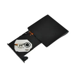 2024 Ny höghastighet Extern USB 3.0 Flat Borsted Extern DVD RW Burner CD Writer Slim Portable Optical Drive för bärbar dator PC HPEXTERNAL CD