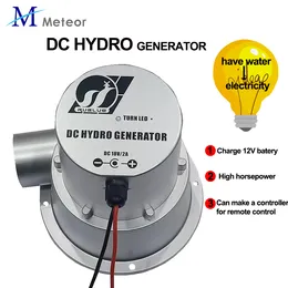 Hydraulikgenerator 18V Wasserfluss Turbinentyp im Freien Haushalt kleiner Wasserkraft Generator DC Permanent Magnetbürste ohne