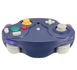 Nintendo GameCube NGC Wii Purple A6672568 용 24GHz 무선 컨트롤러 게임 게임 패드