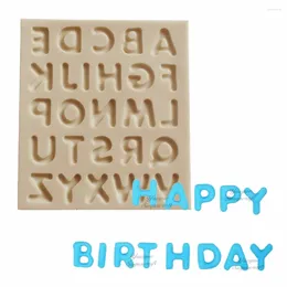 ベーキング型yueyue sugarcraft alphabet/capital/letterシリコン金型ケーキデコレーションツールde fondant