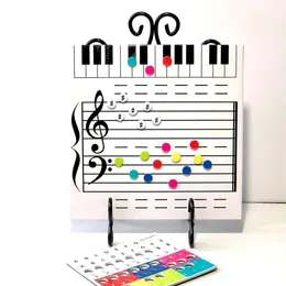 Nota apagável Blackboard Music Writing Board for Gifts Office School