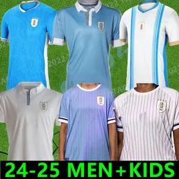 2024 Uruguay Soccer Jersey 2024 2025 L.SUAREZ E.CAVANI N.DE LA CRUZ national team Shirt G.DE ARRASCAETA F.VALVERDE R.ARAUJO R.BENTANCUR Football Uniform