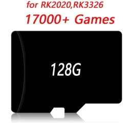 Игроки RG351P 128G Карта памяти 16G 32G 64G TF CARD для RG350 RG350P RG350M Q80 RG280M для RK2020 RK3326 Retro Game Game PS1 игры