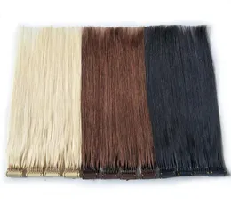 Nowe produkty Dostosowane kolorowe przedłużenia włosów 6D do szybkiego wstępnie związanych włosów Wysokiej klasy Technologia 100 Remy Human Hair Fast2691062