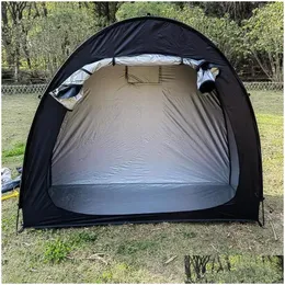 Tende e rifugi per bici da esterno ER Tenda tenda portatile in bicicletta impermeabile in bicicletta per la consegna di caduta di caduta all'aperto per escursioni da campeggio dhas5