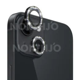 100 шт. Для iPhone 15 14 13 12 11 Pro Max Plus Mini Mini Camera Lens Protector Metal Ring 3D Bling